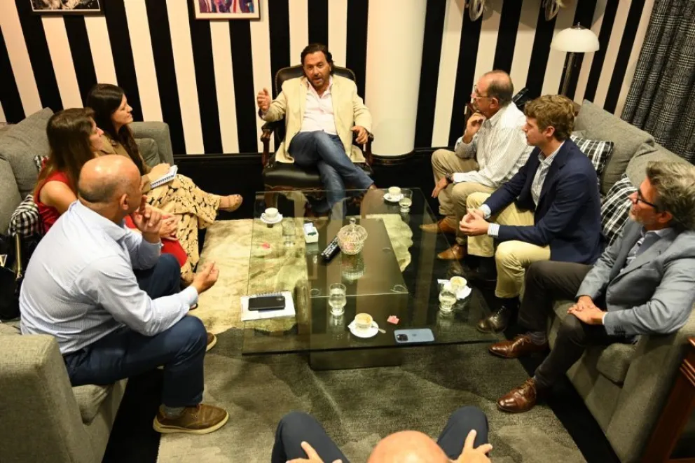 Gustavo Sáenz recibió a directivos de Techint para tratar un nuevo proyecto industrial sobre el litio