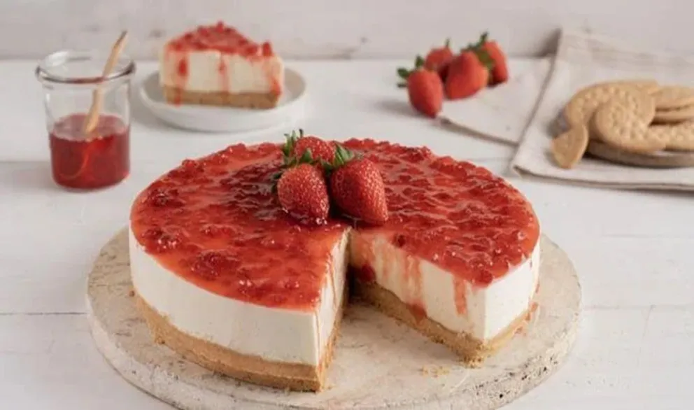 La deliciosa receta de cheesecake sin horno: un postre fresco, fácil y muy rápido de hacer 