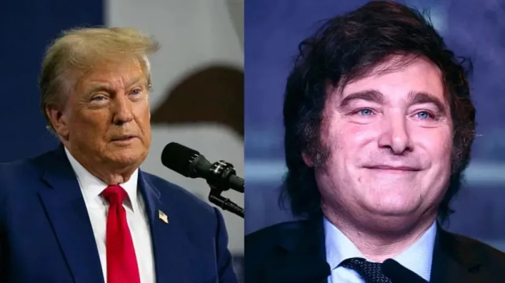 Las palabras de Donald Trump a Javier Milei: "Es un gran señor, puede hacer a Argentina grande de nuevo"