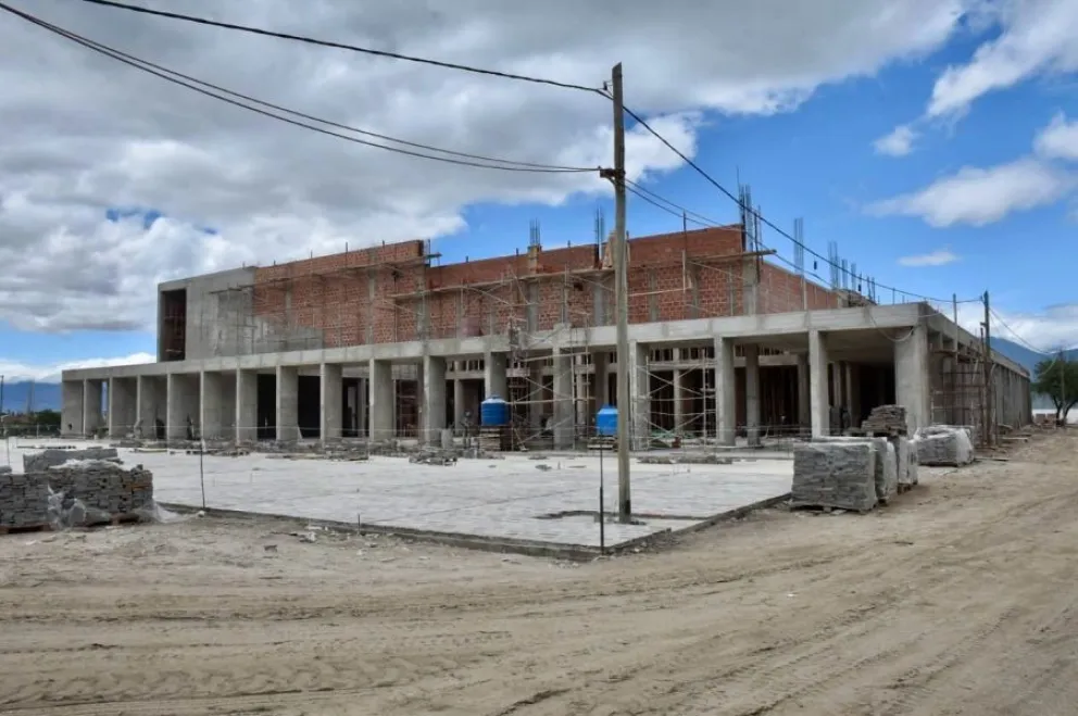 Las obras en el Centro de Convenciones de Cafayate avanzaron en un 60%: cuándo estará listo