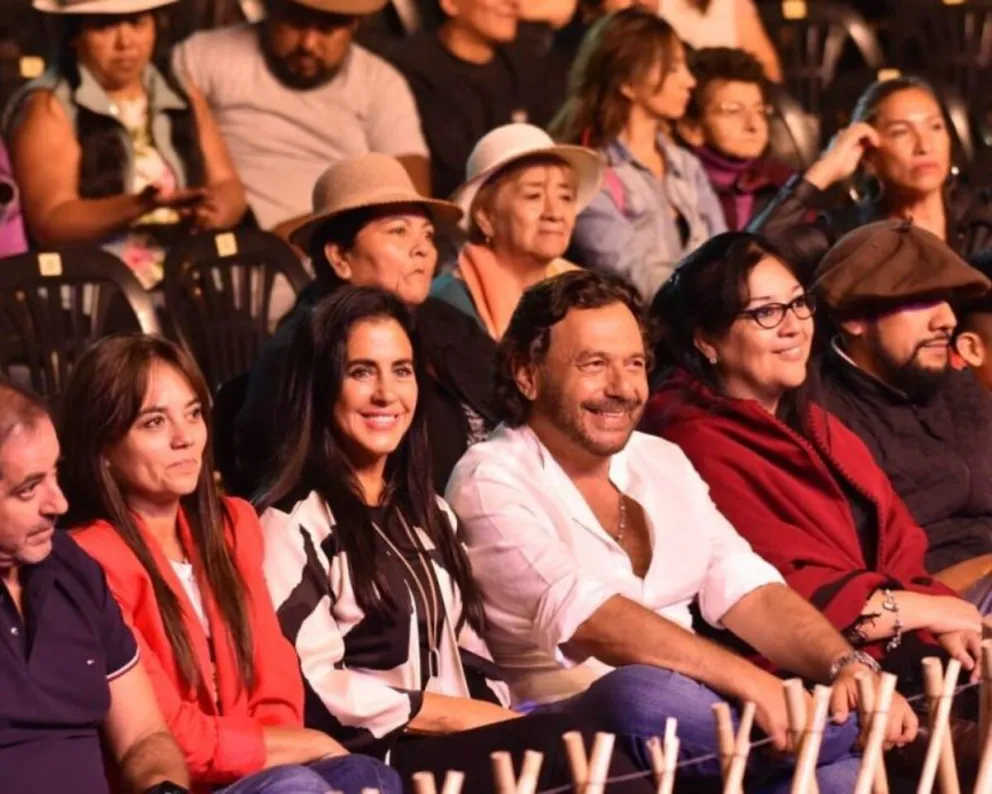 Gustavo Sáenz vivió de cerca el cierre de otra exitosa edición de la Serenata a Cafayate