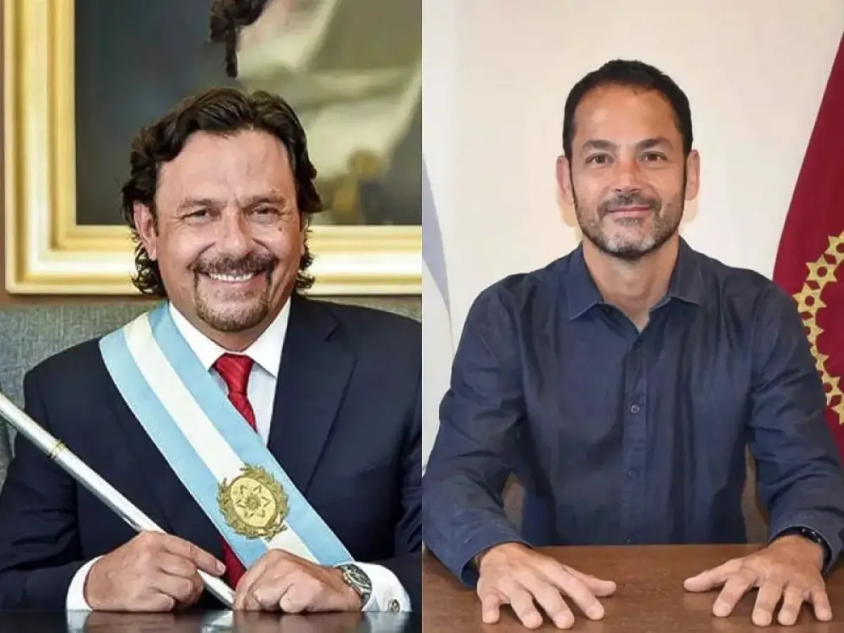 Funcionarios salteños Emiliano Durand y Gustavo Sáenz