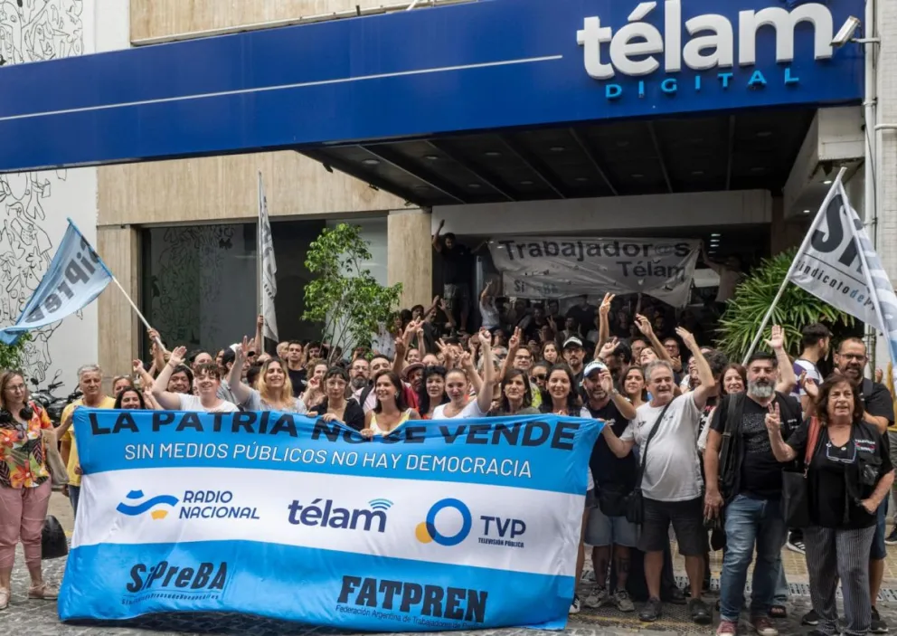 Télam se resiste al cierre: la respuesta de la agencia de noticias tras el mensaje de Javier Milei