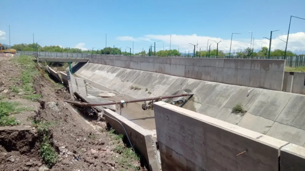 Canal Yrigoyen: tras la intimación a la constructora, prevén que el arreglo inicie cuando paren las lluvias