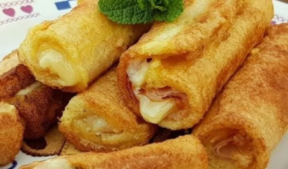 La deliciosa receta de rollitos de queso y pollo: es tán fácil de hacer que te sacará de apuros 