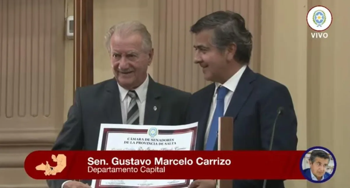 Gustavo Carrizo asumió como senador por la Capital 