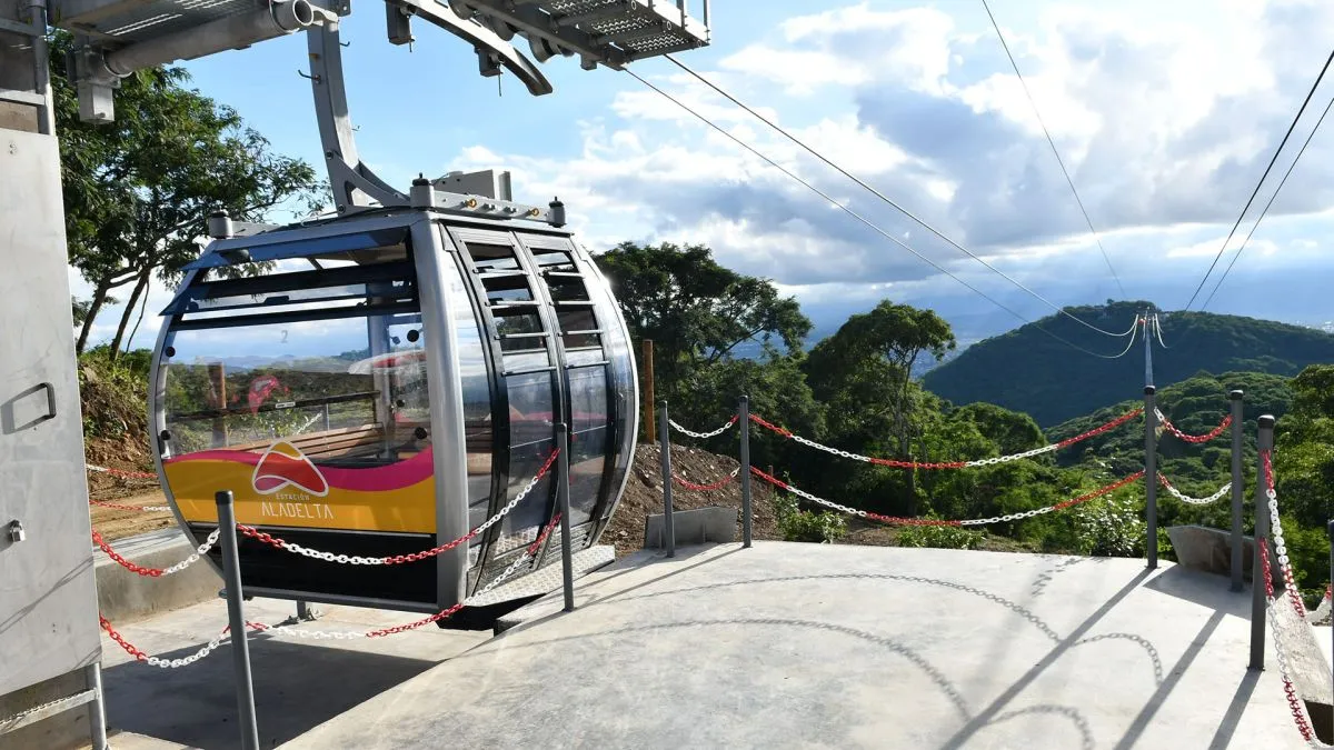 Con 1100 metros, el teleférico unirá los cerros San Bernardo y AlaDelta 