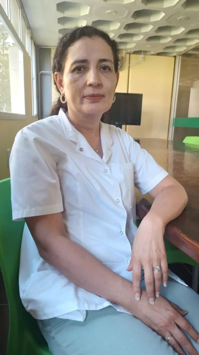 Gabriela Borelli, médica del Hospital San Vicente de Paul