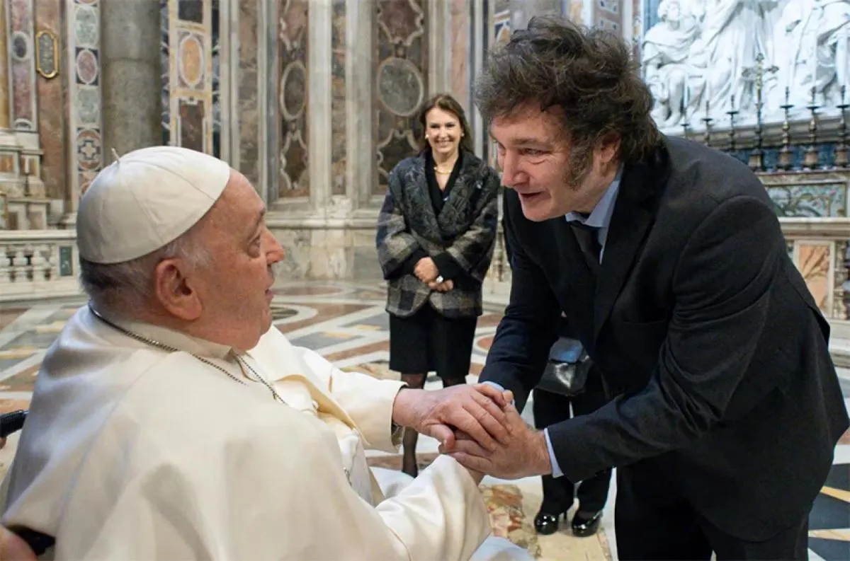 El encuentro entre Javier Milei y el Papa Francisco