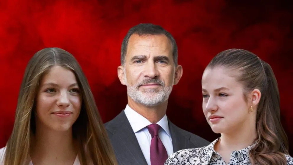 Un video generó dudas sobre la actitud del rey Felipe hacia la Infanta Sofía 