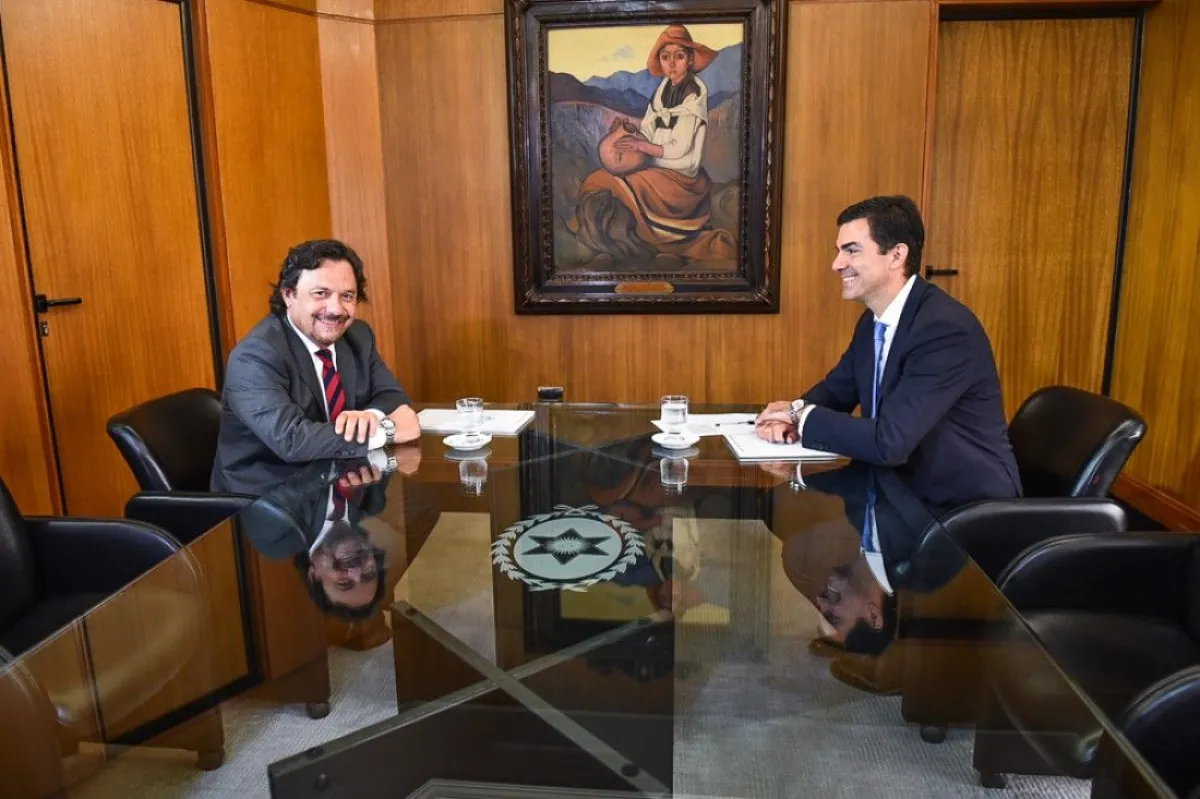 Urtubey junto al gobernador Gustavo Sáenz 