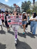 Estudiantes se movilizan en las calles salteñas contra los recortes al Pase Libre