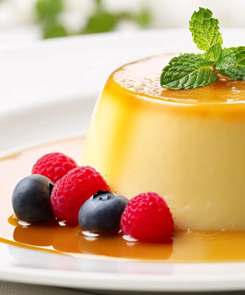 flan de coco light-receta