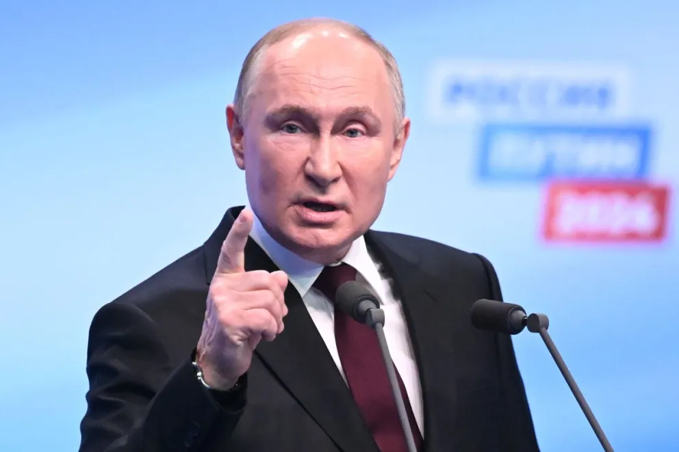 Vladimir Putin fue reelegido como presidente y lanzó advertencias a otros países