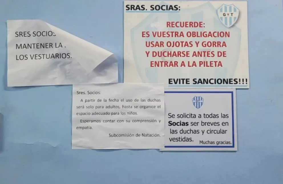 Conflictiva medida en Gimnasia y Tiro: padres indignados por prohibición de duchas para niños