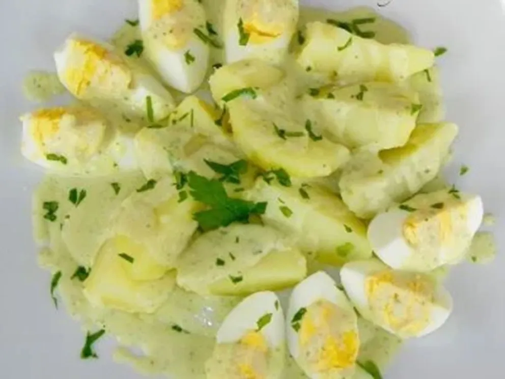 receta-ensalada de papa con huevo
