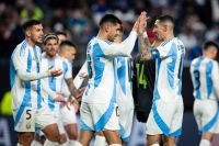 Sin Lionel Messi, la Selección Argentina despachó 3 a 0 a El Salvador y avanza firme hacia la Copa América