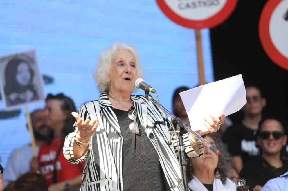  “Hagamos algo para que cambie o se vaya rápido”: la llamativa frase de Estela de Carlotto sobre Javier Milei