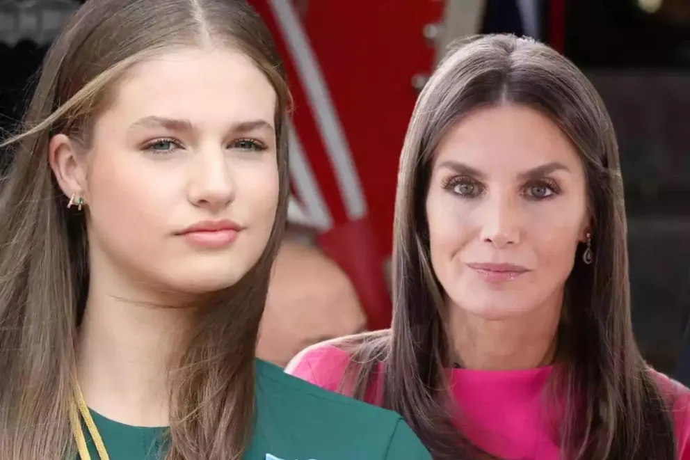 La princesa Leonor se aparta de la reina Letizia, así fue su desplante 