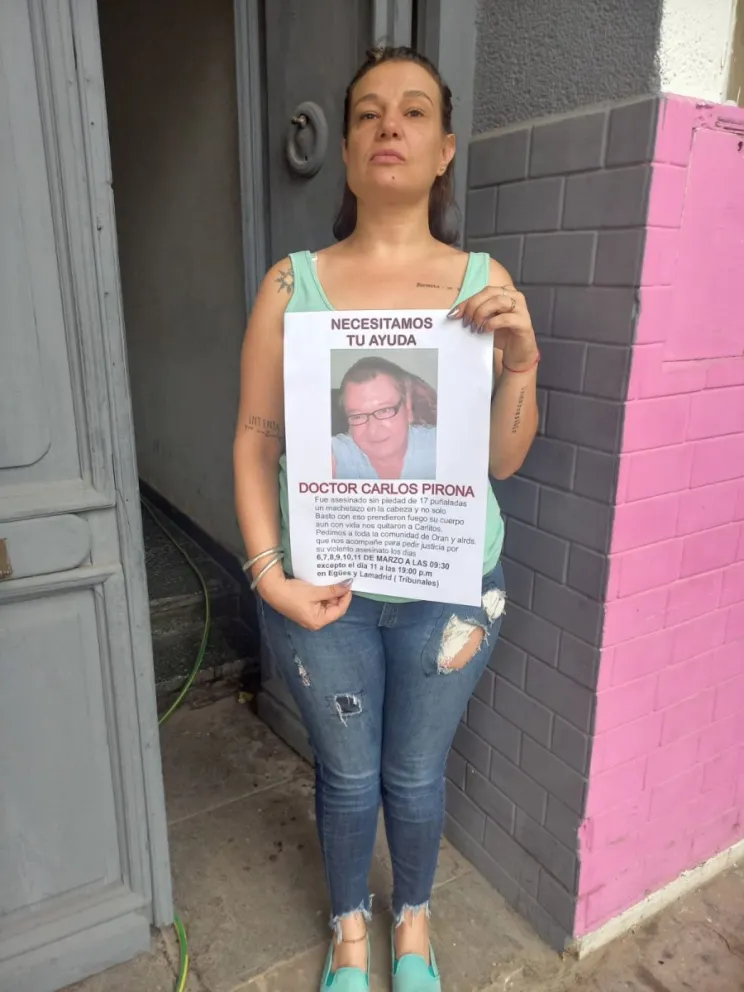 "Por fin perpetua, por fin mi papá va a descansar en paz": Emotiva reacción de la hija del médico Carlos Pirona