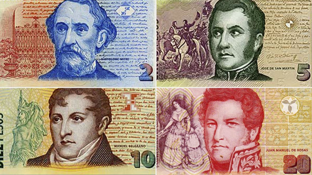 Estos son los billetes argentinos fuera de circulación que valen miles de pesos