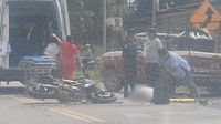 |URGENTE| Fuerte choque en ruta 68: un motociclista sufrió heridas de gravedad