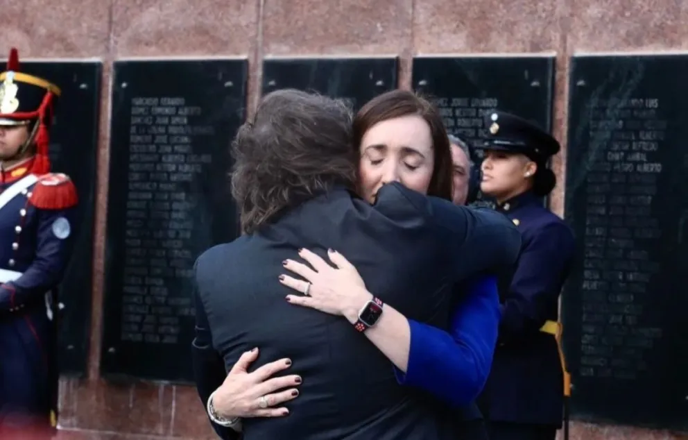 Las lágrimas de Victoria Villarruel al recordar a su padre, un veterano de Malvinas
