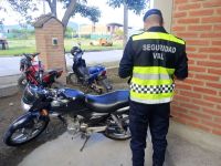 Control vial en la Avenida Paraguay: recuperaron una moto buscada por la Justicia