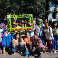 La Fundación Payasos Mediquín llenó de color la campaña de donación de médula ósea en Salta