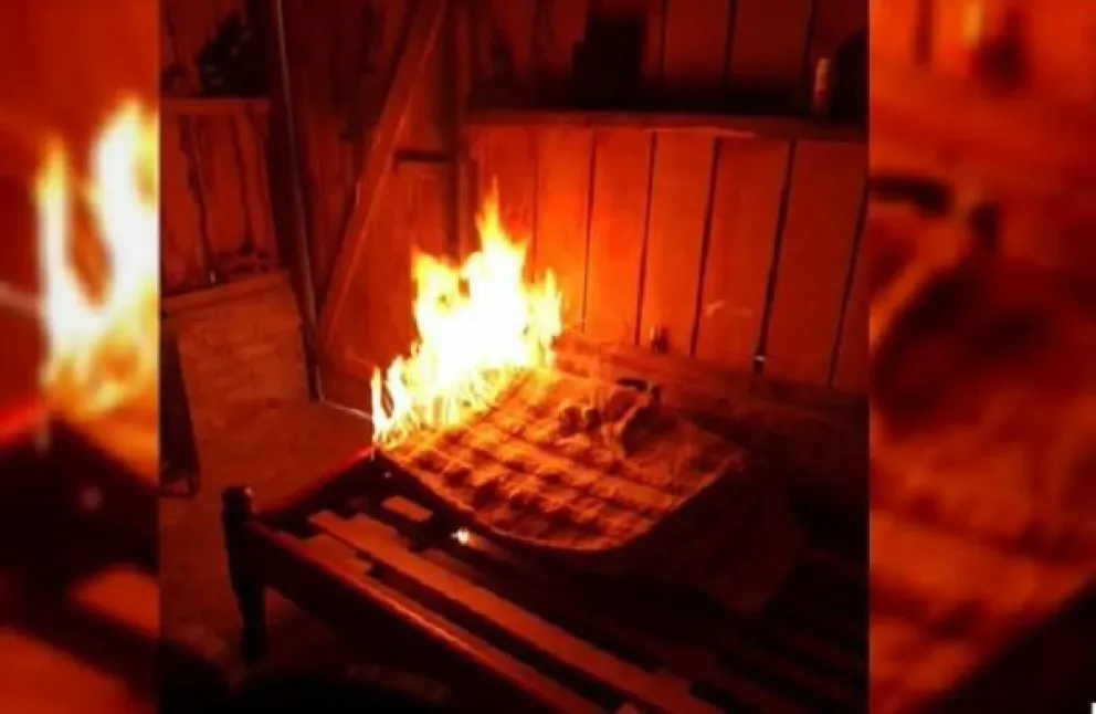 Se prendió fuego una casa de familia en Tartagal: sospechan que fue un incendio intencional