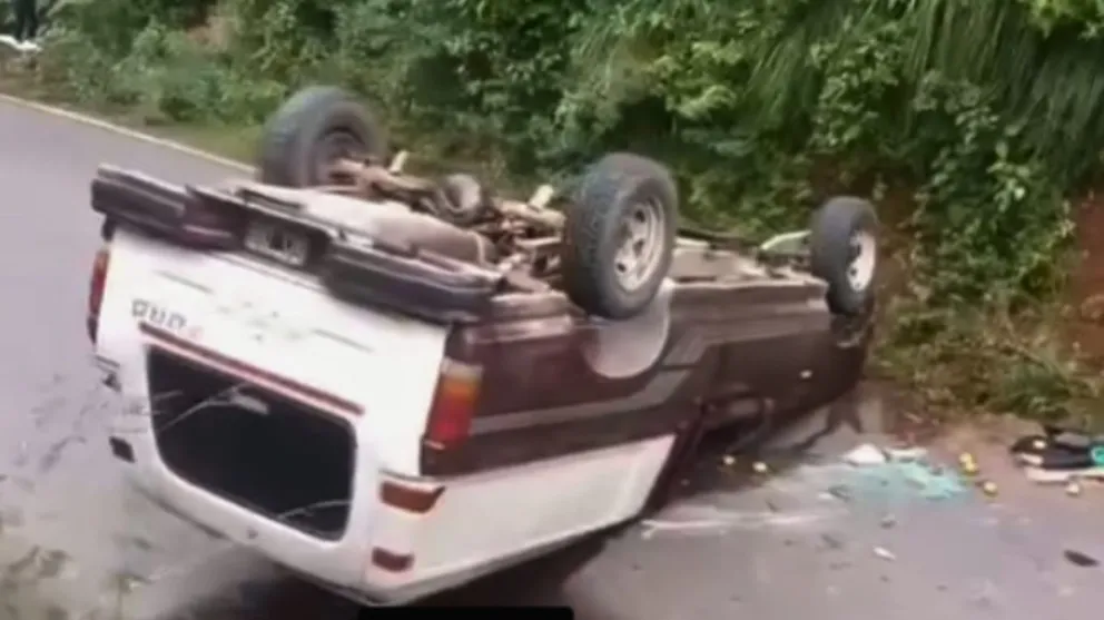 Cuatro personas resultaron heridas a raíz de un fuerte siniestro vial en Ruta 33