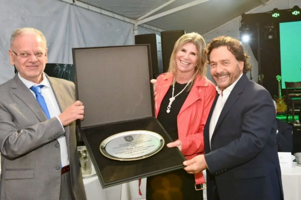Gustavo Sáenz acompañó la celebración del 103° aniversario de la Liga Salteña de Fútbol