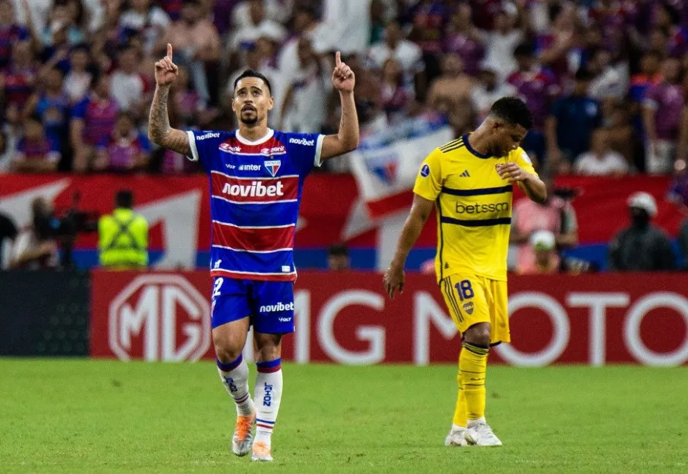 Boca Juniors se fue goleado en su visita a Brasil: fue 4 a 2 frente a Fortaleza por Copa Sudamericana