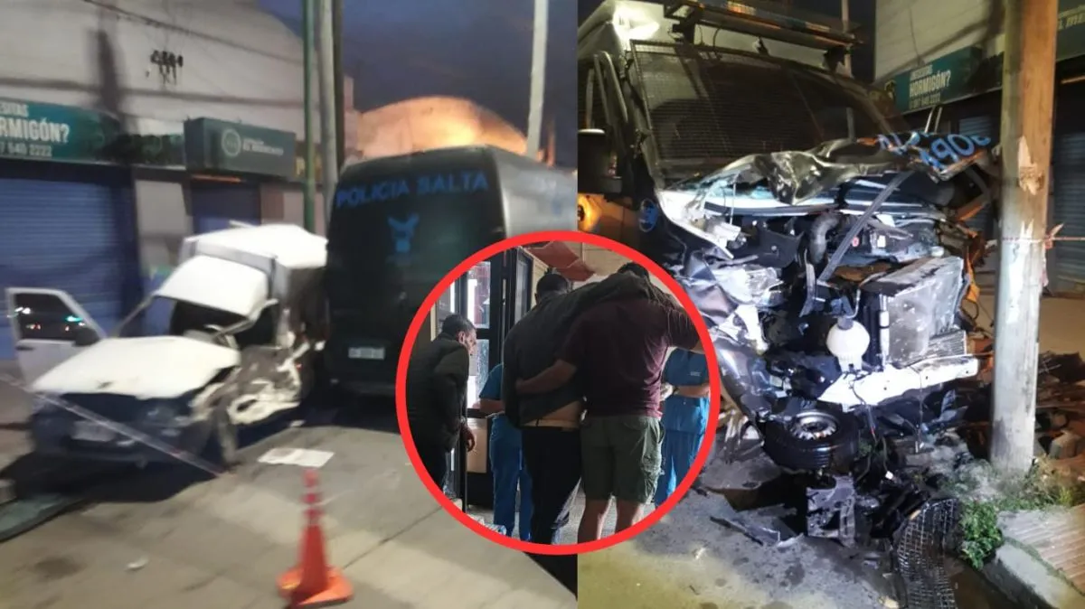Conductor ebrio choc&oacute; al m&oacute;vil del GOPAR 