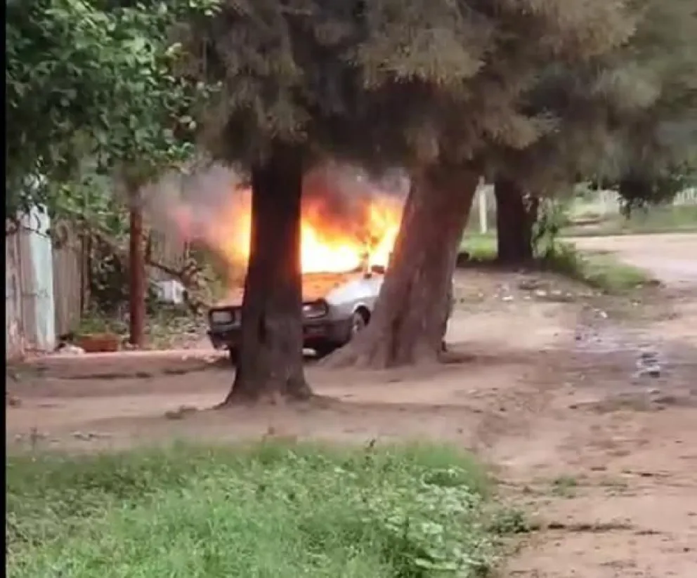Incendio auto