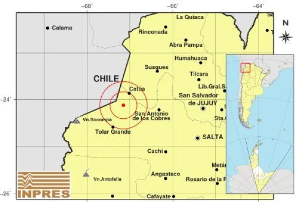 Temblor en Salta 