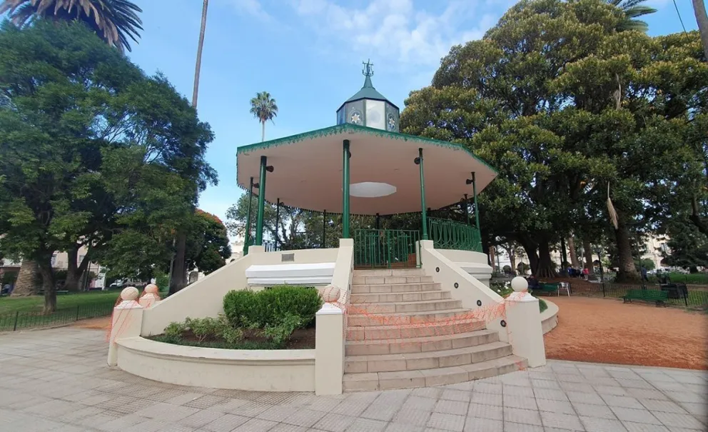 Con un espectáculo gratuito, este sábado se reinaugurará la glorieta de la Plaza 9 de Julio
