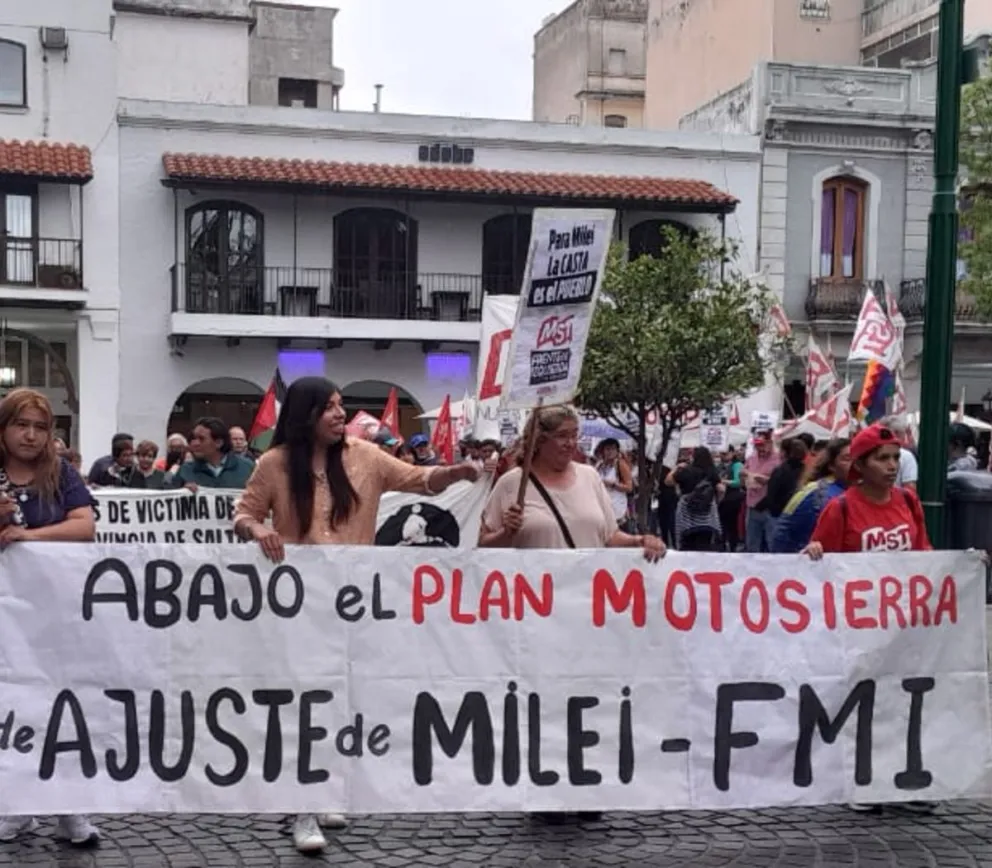 Paro general en Salta: "Denunciamos que los diputados de Salta apoyaron la Ley Bases y lo mismo va a pasar en el Senado"