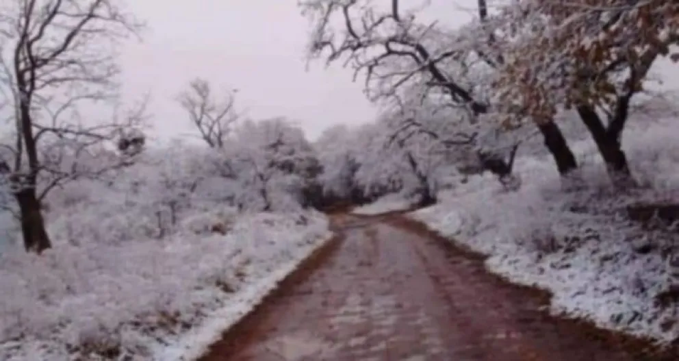 |AHORA| Comenzó a nevar en Guachipas y alertan sobre el tránsito en la zona