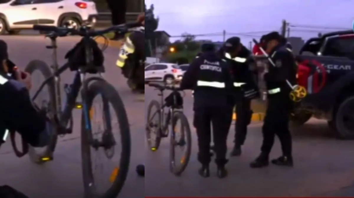 accidente de tr&aacute;nsito bicicleta