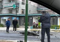 Motociclista resultó herido a causa de un brutal accidente en Avenida Ex Combatientes de Malvinas