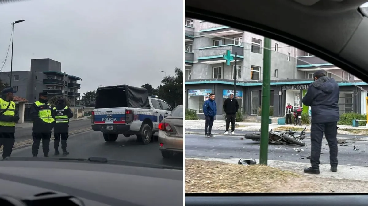 Accidente en Avenida Ex Combatientes de Malvinas 