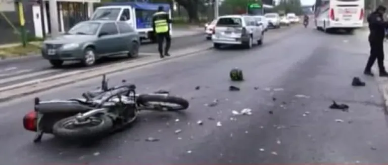 Accidente en Avenida Ex Combatientes de Malvinas 
