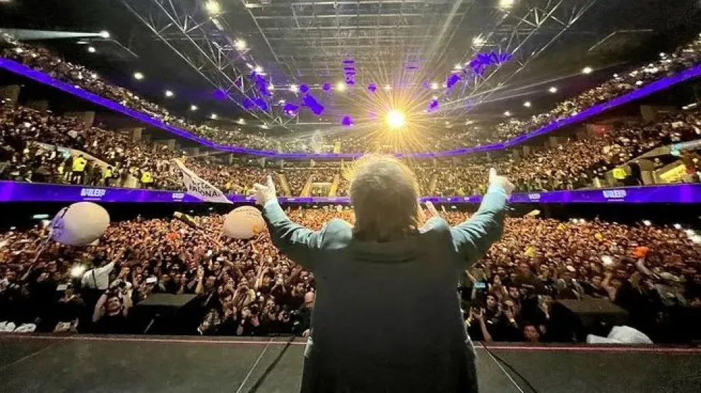Javier Milei cantará durante la presentación de su libro en el Luna Park 