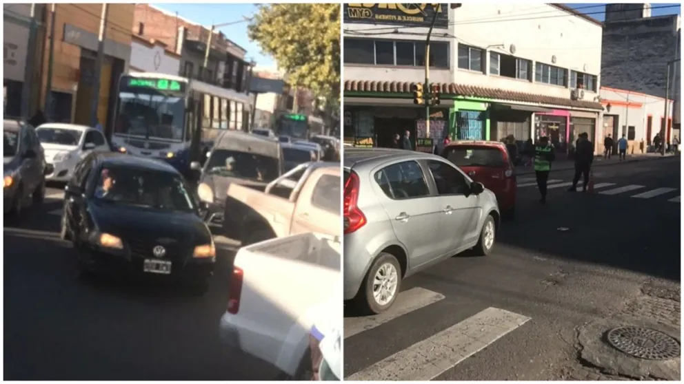Terrible accidente en el centro salteño: un colectivero se llevó puesto un auto estacionado