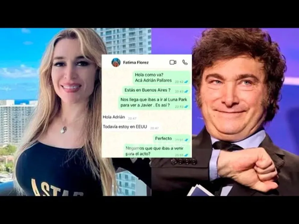 Javier Milei-F&aacute;tima Florez