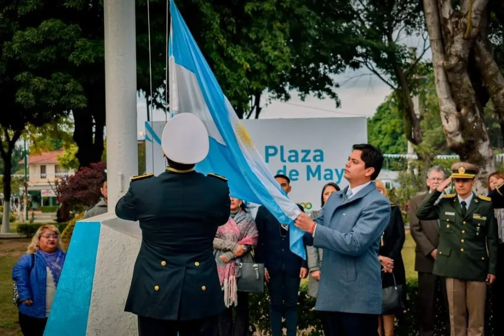 En Tartagal, Franco Hernández Berni encabezó los actos por el 214° aniversario de la Revolución de Mayo