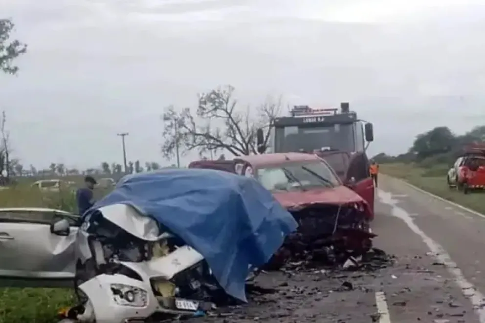 choque accidente de tr&aacute;nsito ruta 
