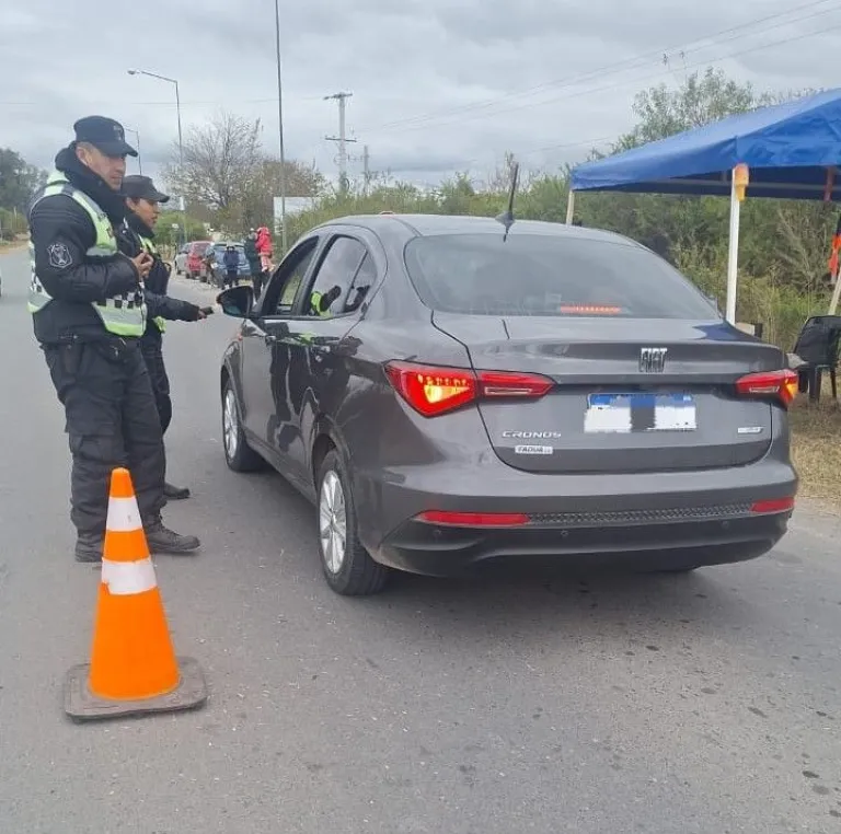 polic&iacute;a de Salta controles alcoholemia