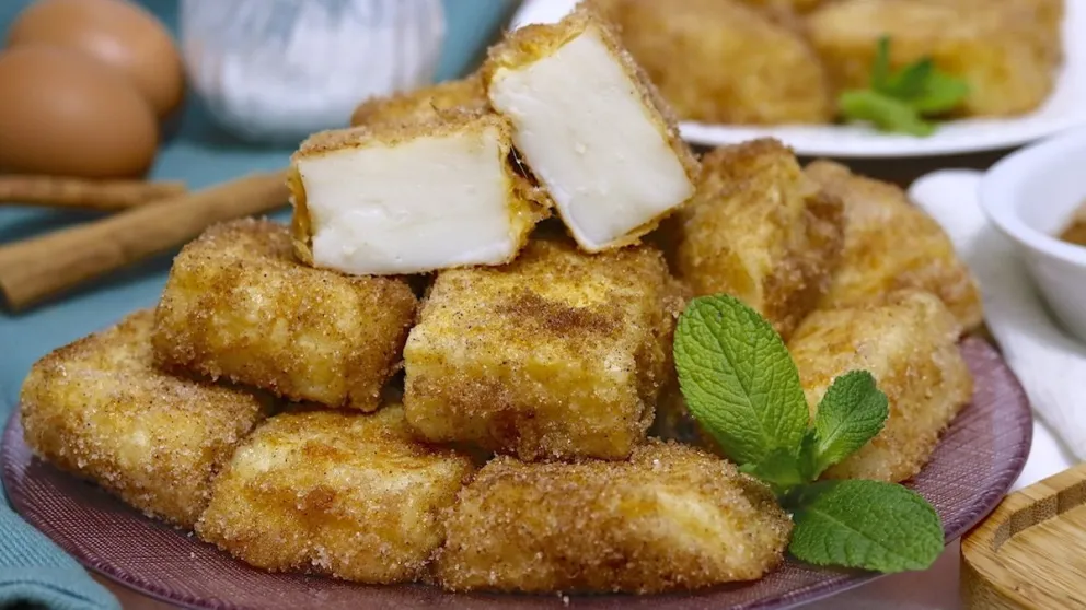 Probá esta irresistible receta de la abuela para tu merienda: leche frita, fácil y deliciosa
